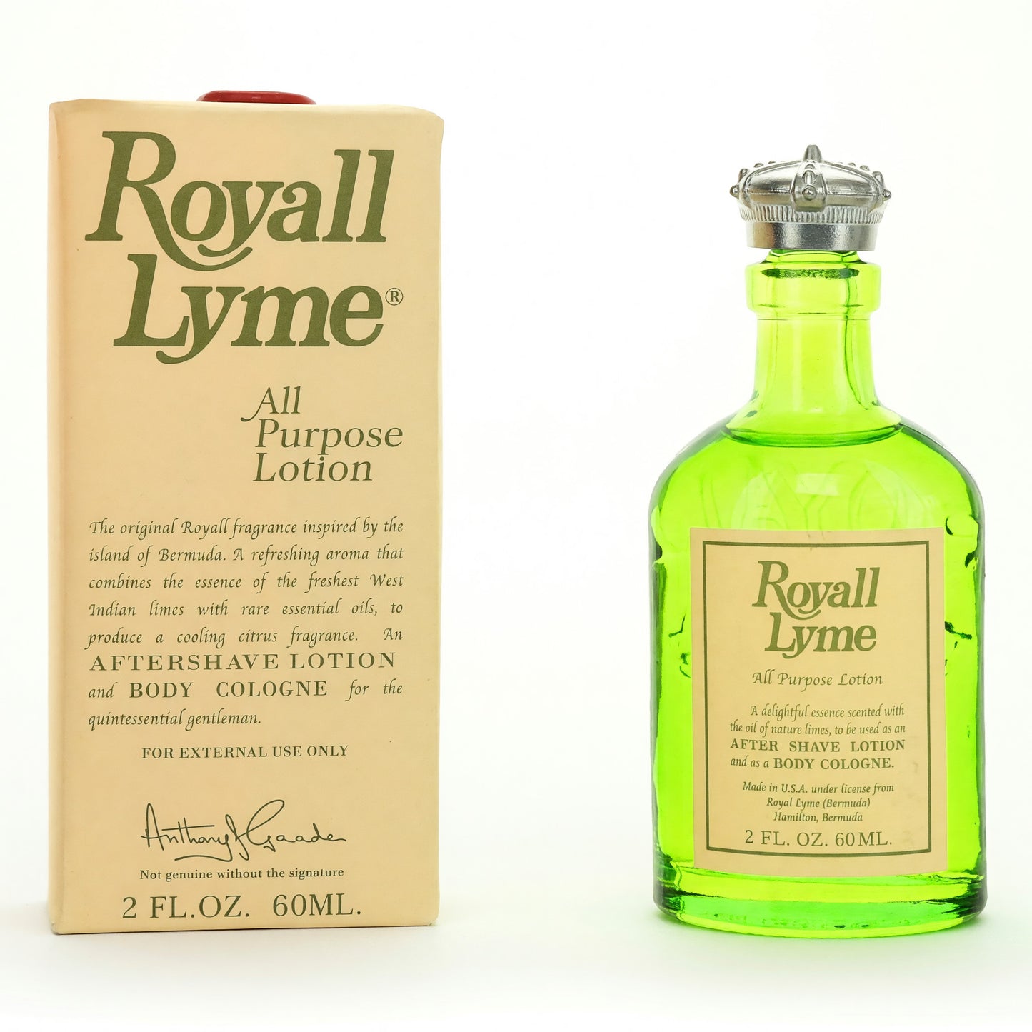 Royall Lyme by Royall Fragrances, 2 oz All Purpose Lotion for Men by Royall Fragrances