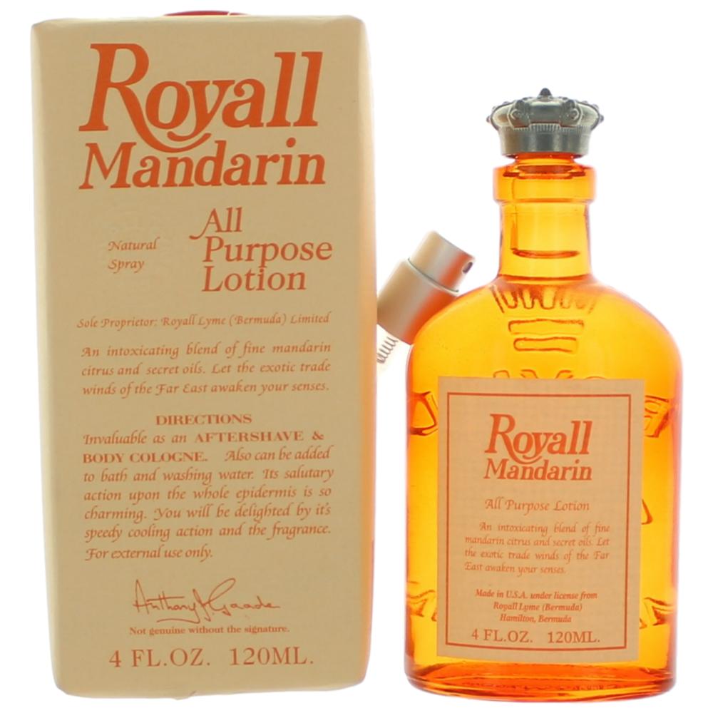 Royall Mandarin by Royall Fragrances, 4 oz All Purpose Lotion for Men by Royall Fragrances