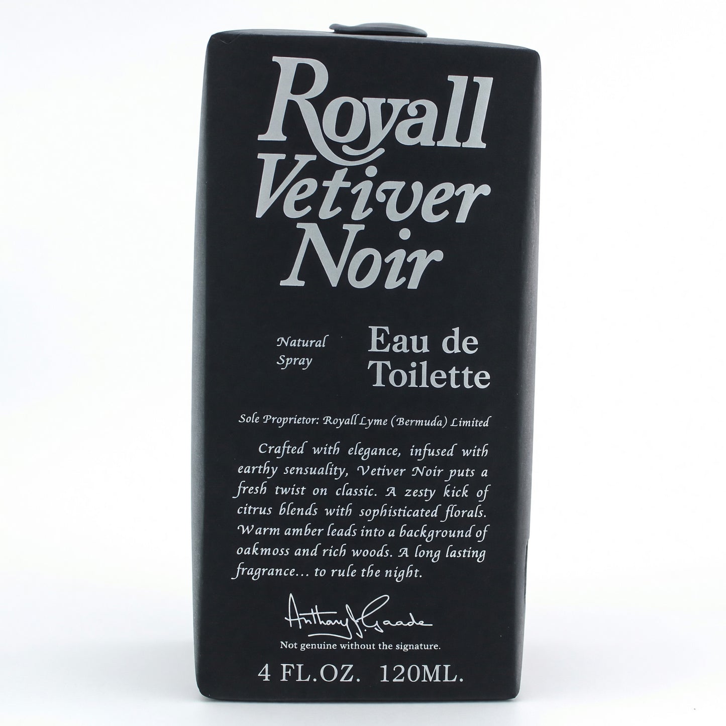 Royall Vetiver Noir by Royall Fragrance, 4 oz EDT Spray for Men by Royall Fragrances