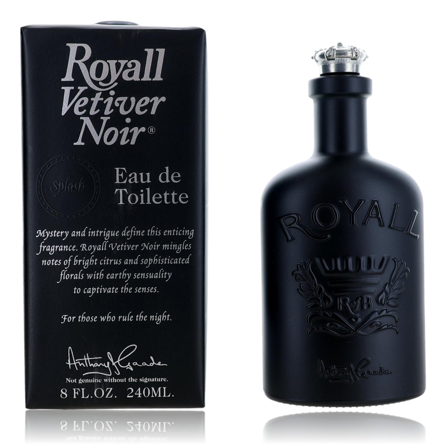 Royall Vetiver Noir by Royall Fragrance, 8 oz EDT Splash for Men by Royall Fragrances