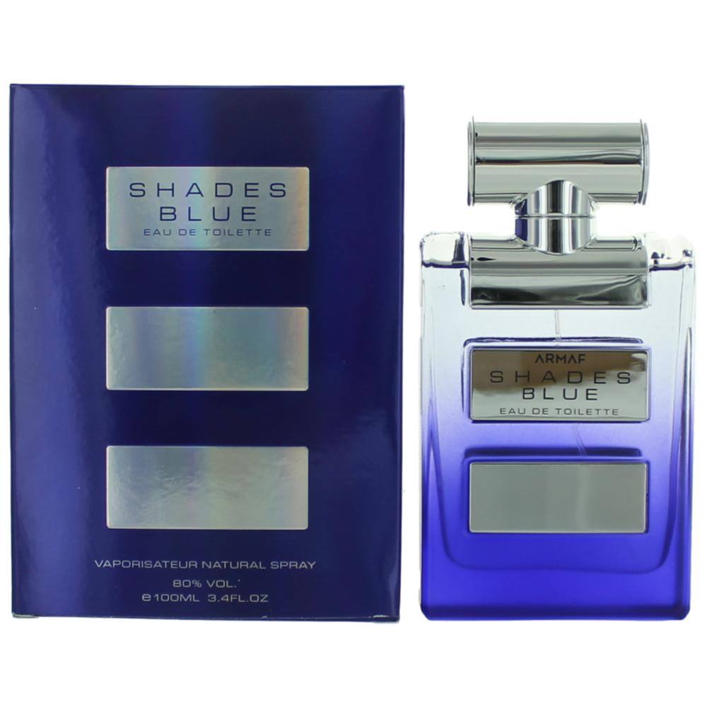 Shades Blue by Armaf, 3.4 oz EDT Spray for Men by Armaf