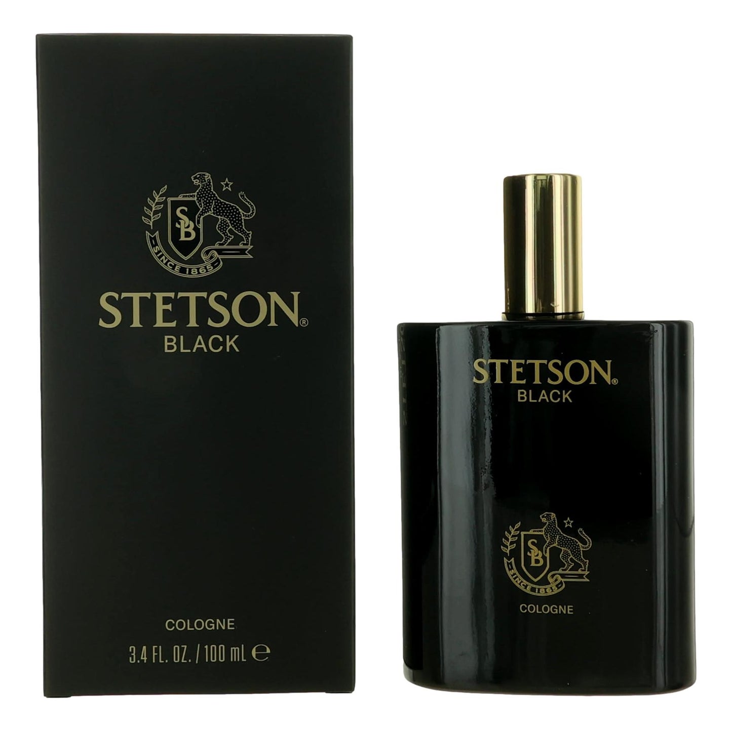 Stetson Black by Coty, 3.4 oz Cologne Spray for Men by Coty