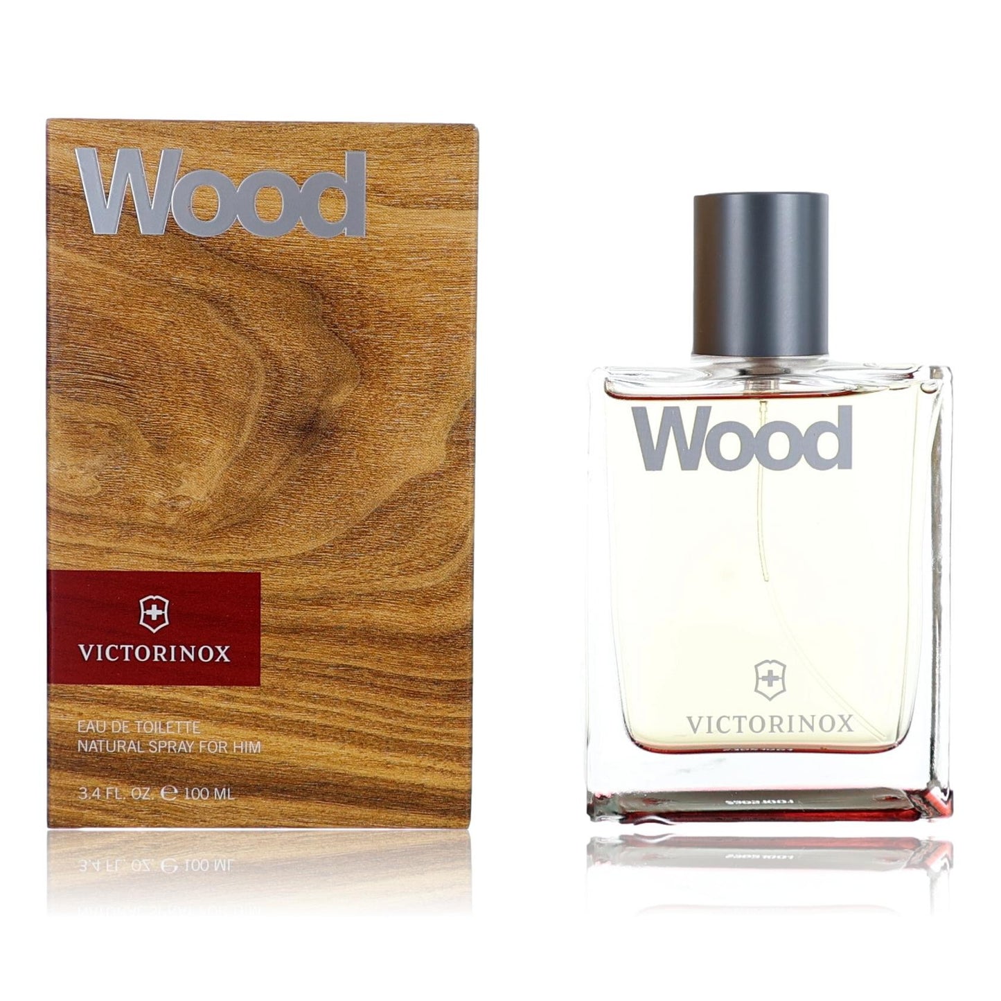 Wood by Swiss Army, 3.4 oz EDT Spray for Men by Swiss Army