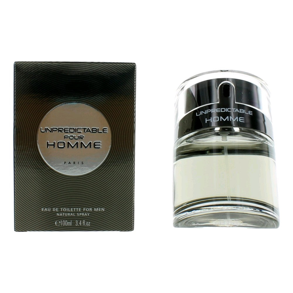 Unpredictable Pour Homme by Glenn Perri, 3.4 oz EDT Spray for Men by Glenn Perri