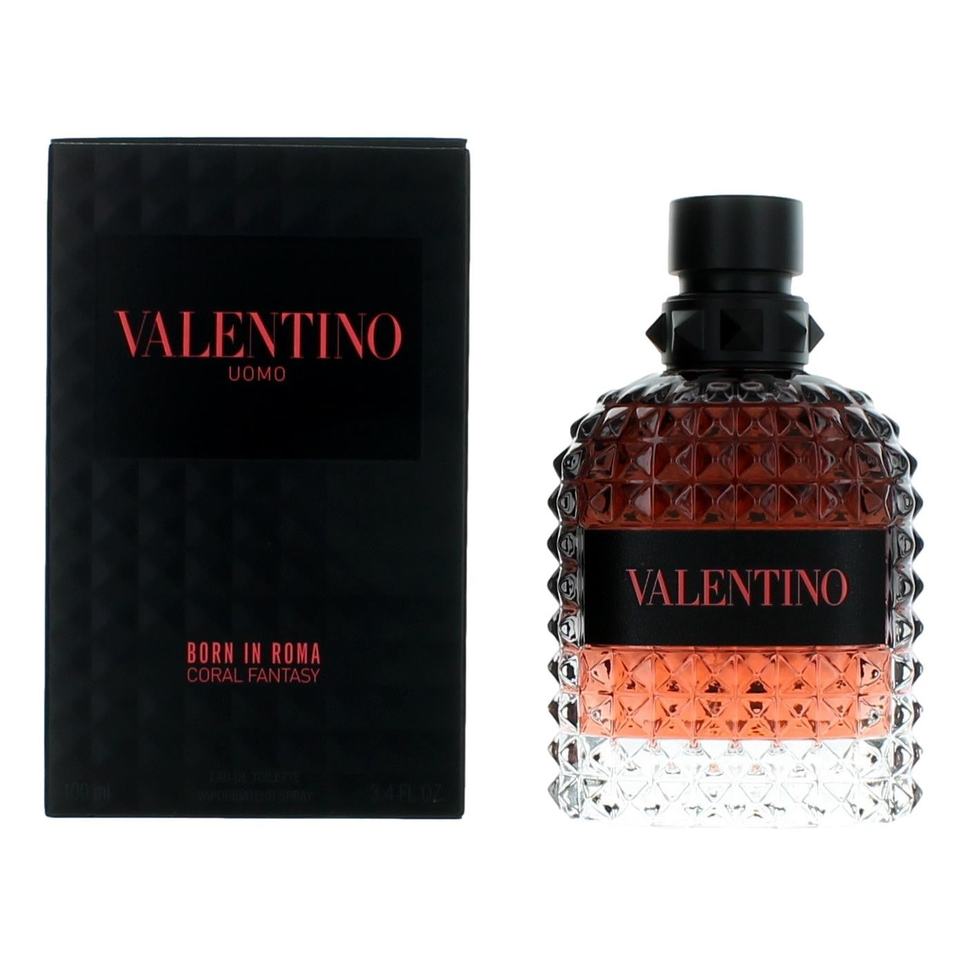 Valentino Uomo Born In Roma Coral Fantasy, 3.4oz Eau De Toilete Spray men by Valentino