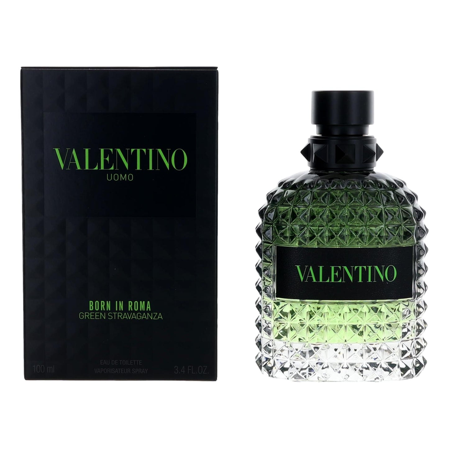 Valentino Born in Roma Green Stravaganza by Valentino, 3.4oz EDT Spray men by Valentino