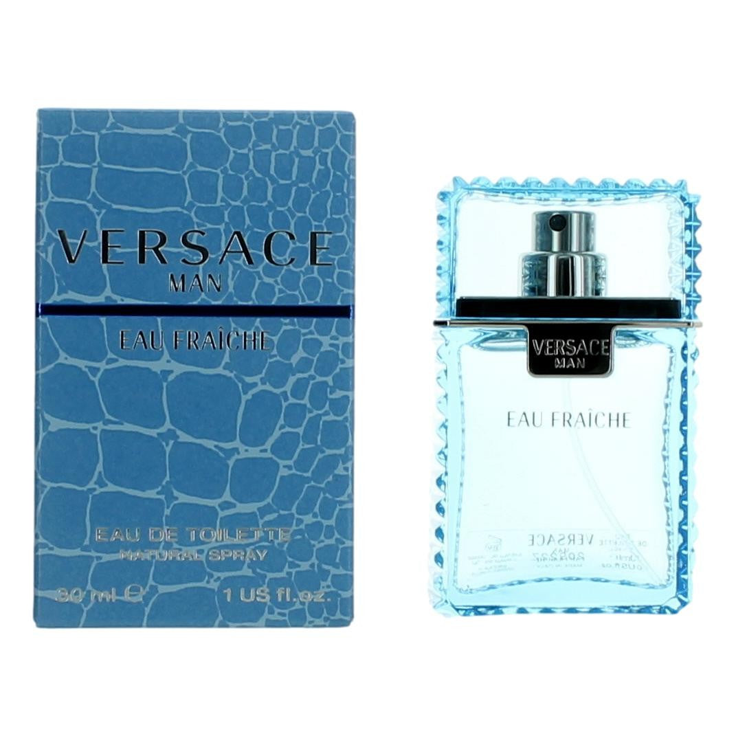 Versace Man Eau Fraiche by Versace, 1 oz EDT Spray for Men by Versace