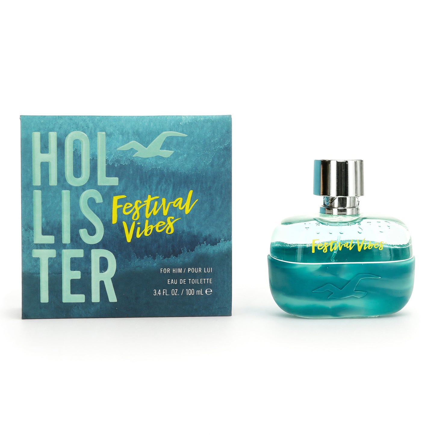 Festival Vibes by Hollister, 3.4 oz EDT Spray for Men by Hollister