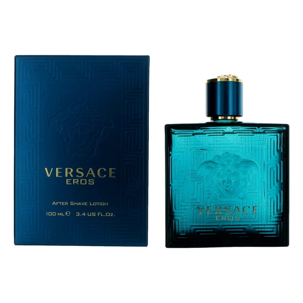 Eros by Versace, 3.4 oz After Shave Lotion for Men (Splash) by Versace