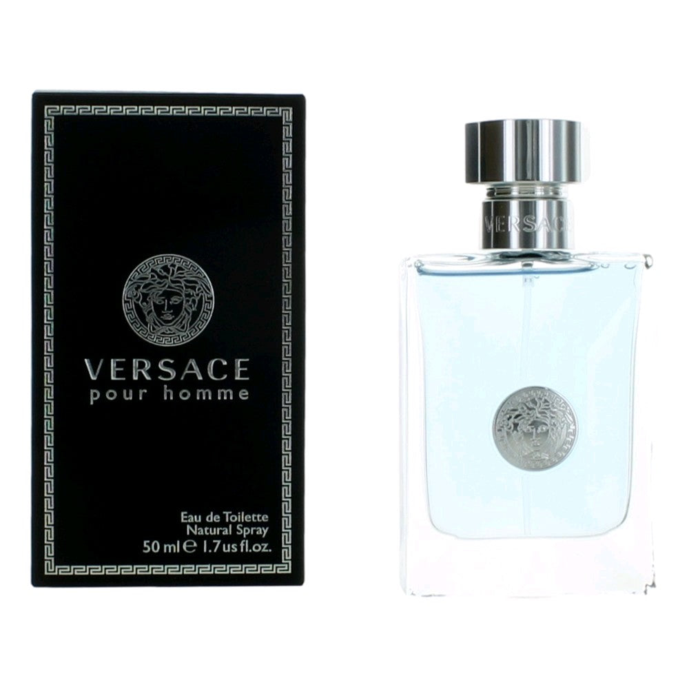 Versace Pour Homme by Versace, 1.7 oz EDT Spray for Men by Versace
