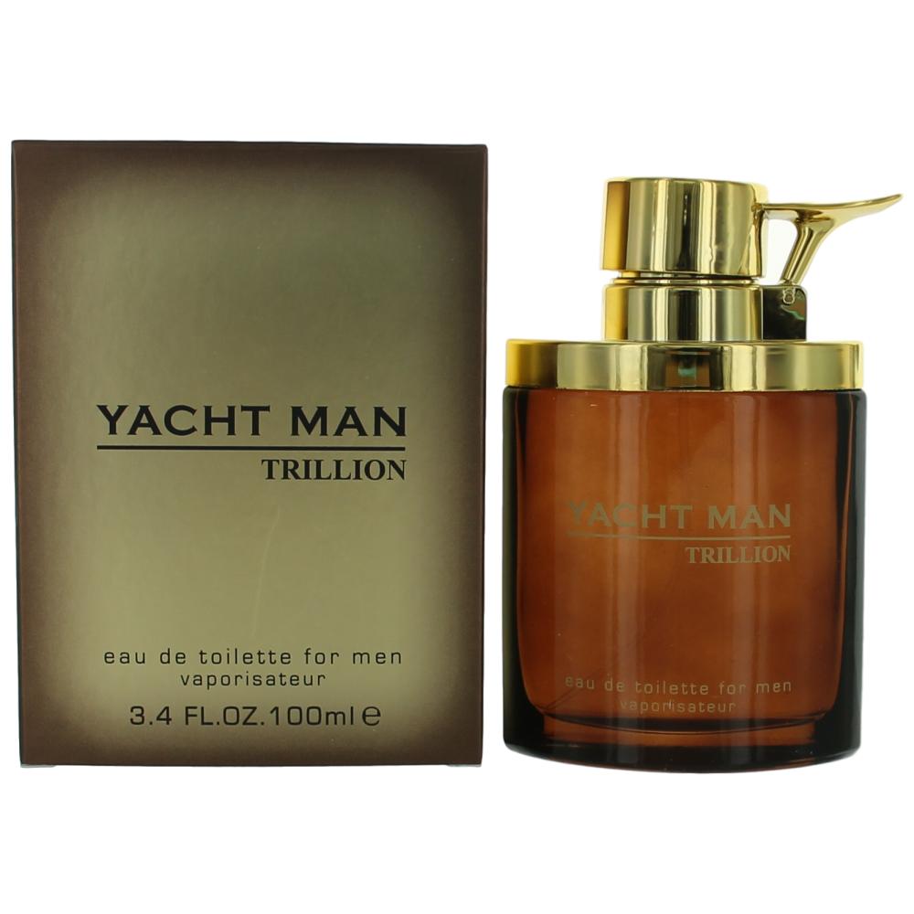 Yacht Man Trillion by Myrurgia, 3.4 oz EDT Spray for Men by Myrurgia