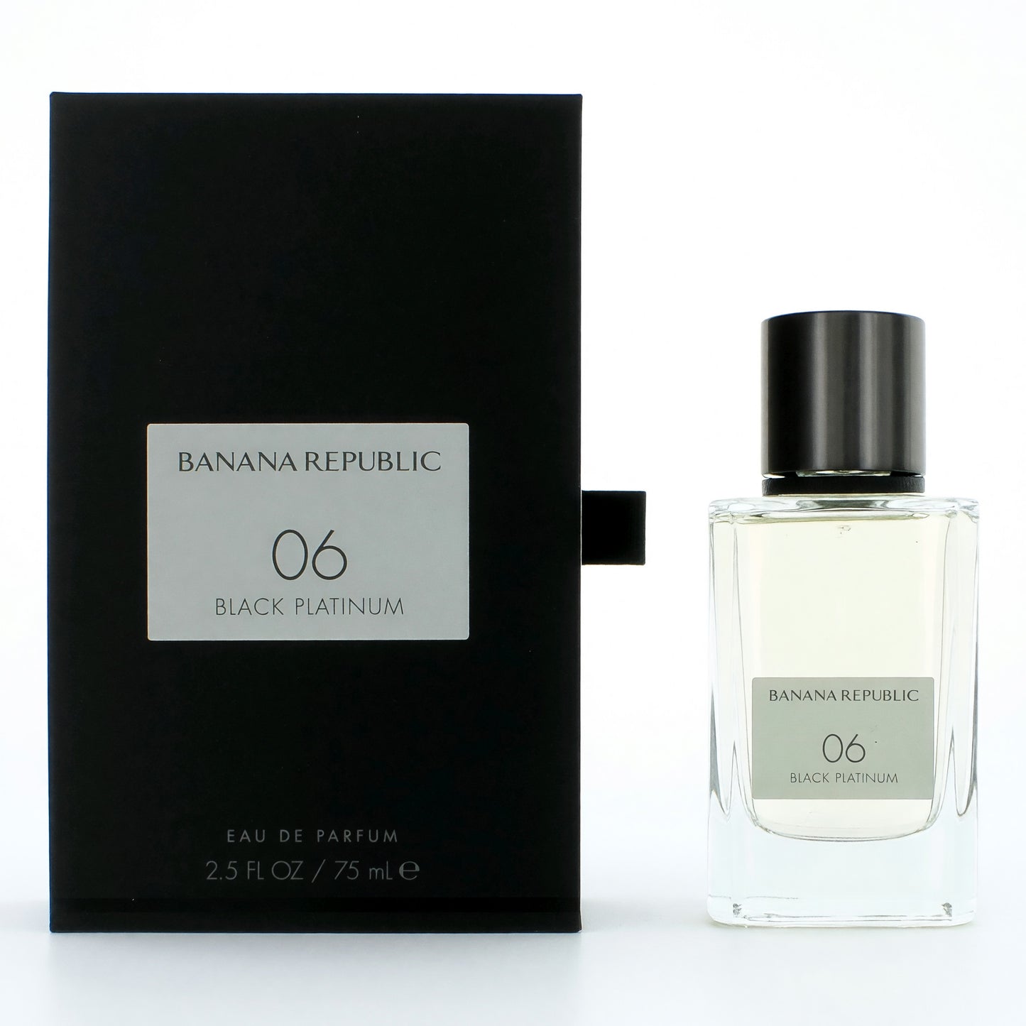 06 Black Platinum by Banana Republic, 2.5 oz EDP Spray for Unisex by Banana Republic