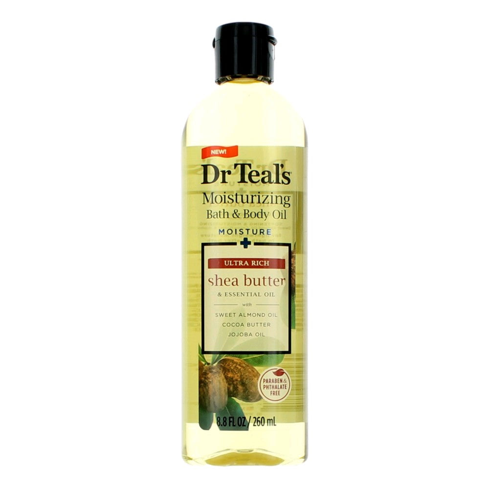 Shea Butter & Essential Oil by Dr. Teal's, 8.8oz Moisturizing Bath & Body Oil by Dr. Teal's