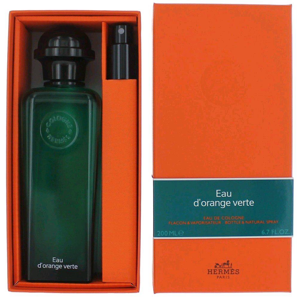 Eau d'Orange Verte by Hermes, 6.7oz Eau De Cologne Spray and Splash Unisex by Hermes