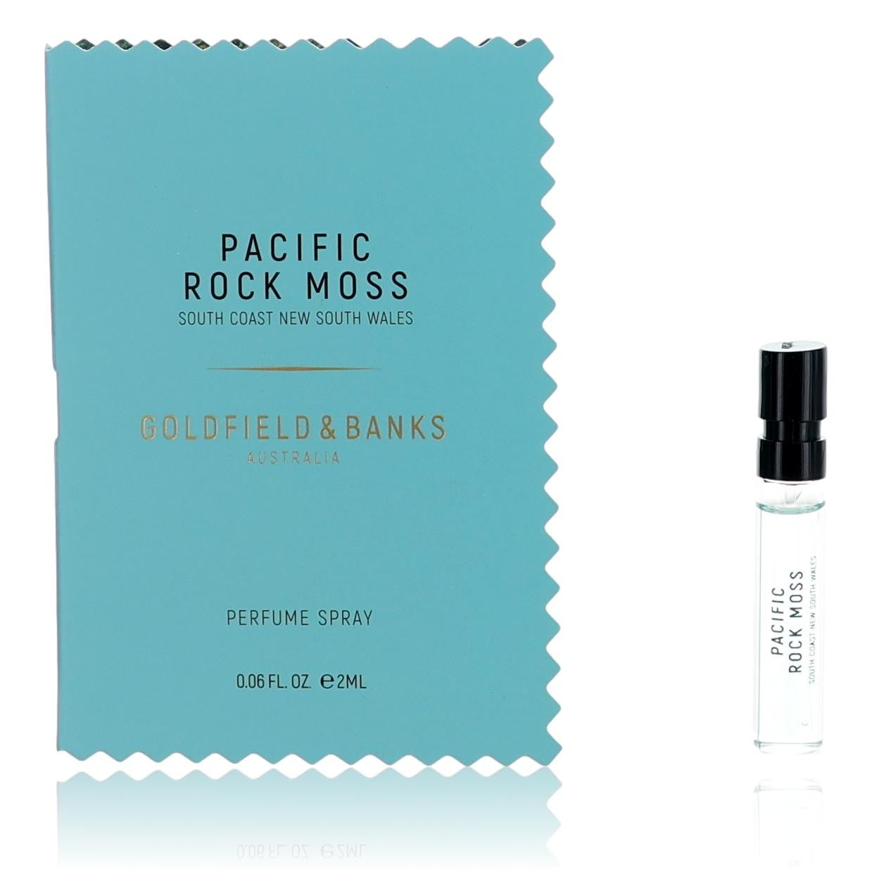 Pacific Rock Moss by Goldfield & Banks, 0.06oz Perfume Spray for Unisex Sample by Goldfield & Banks