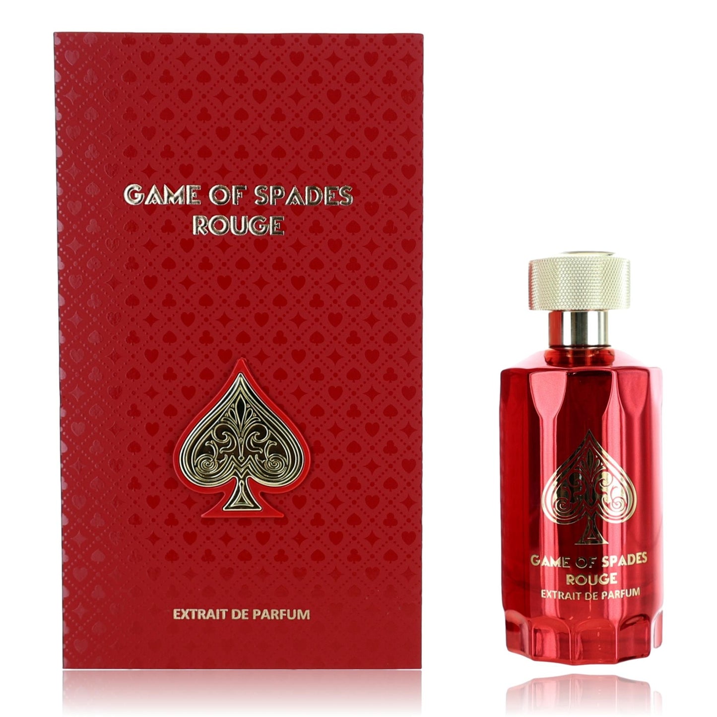 Game of Spades Rouge by Jo Milano, 3.4oz Extrait De Parfum Spray for Unisex by Jo Milano