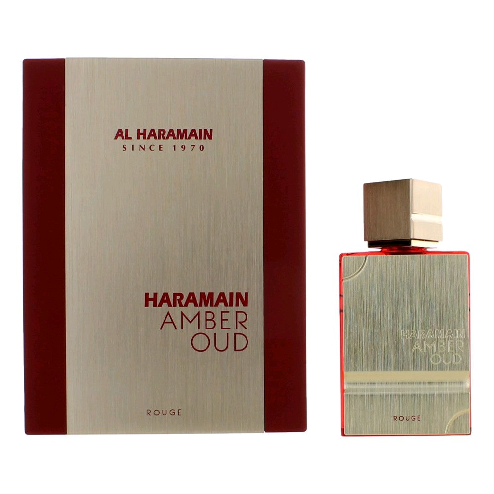 Amber Oud Rouge by Al Haramain, 2 oz EDP Spray for Unisex by Al Haramain