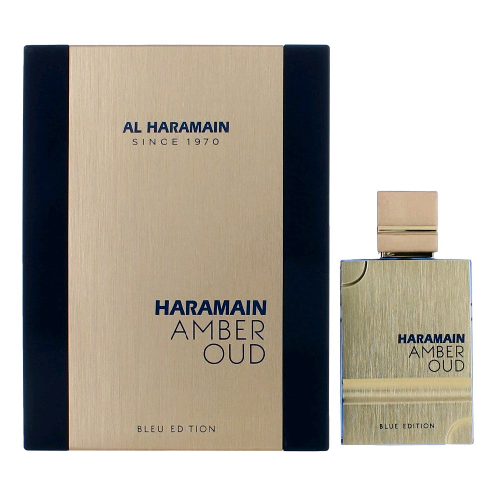 Amber Oud Blue Edition by Al Haramain, 2 oz EDP Spray for Unisex by Al Haramain