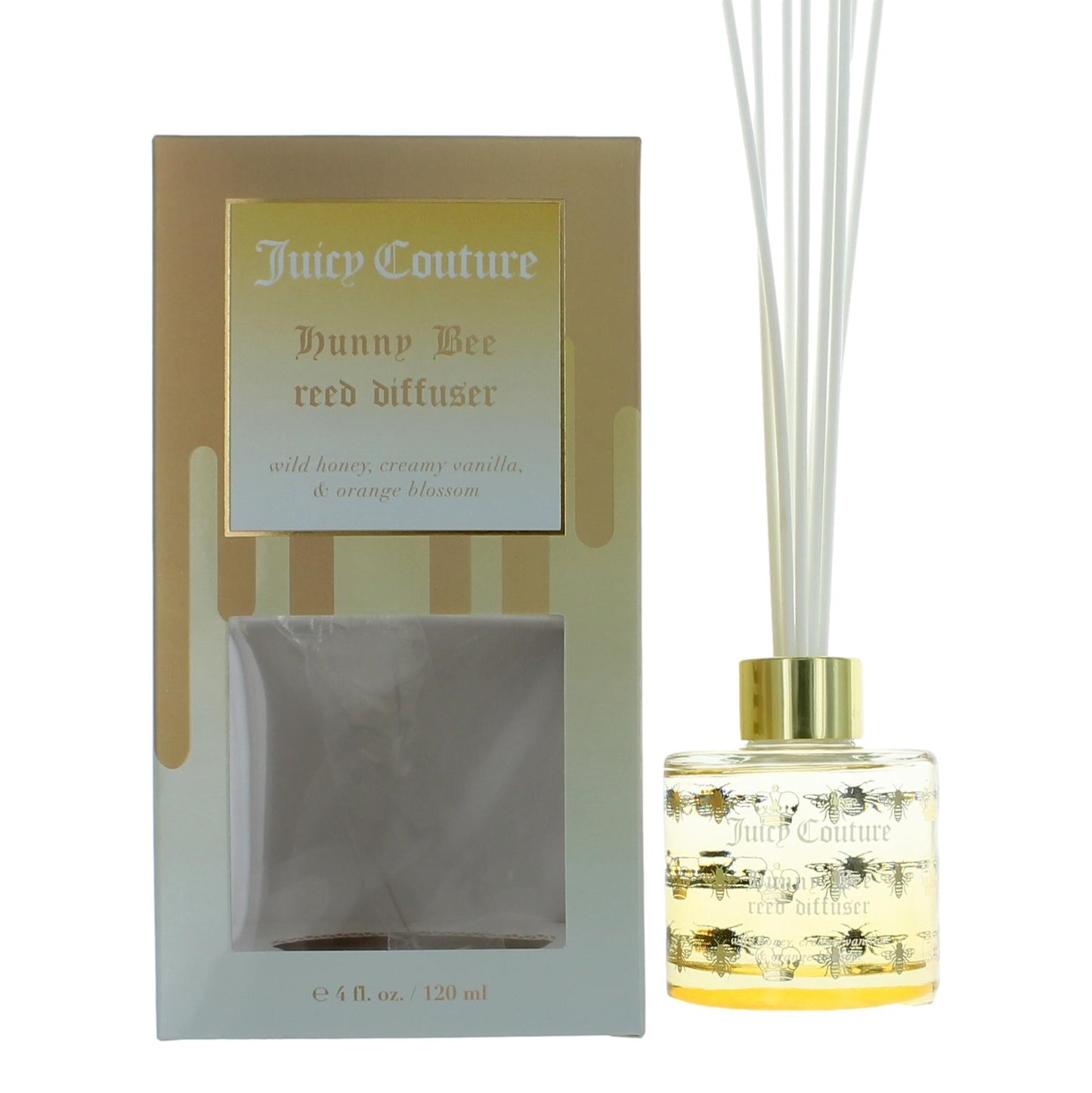 Hunny Bee by Juicy Couture, 4 oz Reed Diffuser - Hunny Bee by Juicy Couture