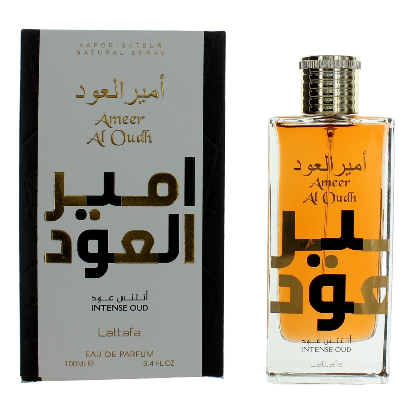 Ameer Al Oudh Intense Oud by Lattafa, 3.4 oz EDP Spray for Unisex by Lattafa