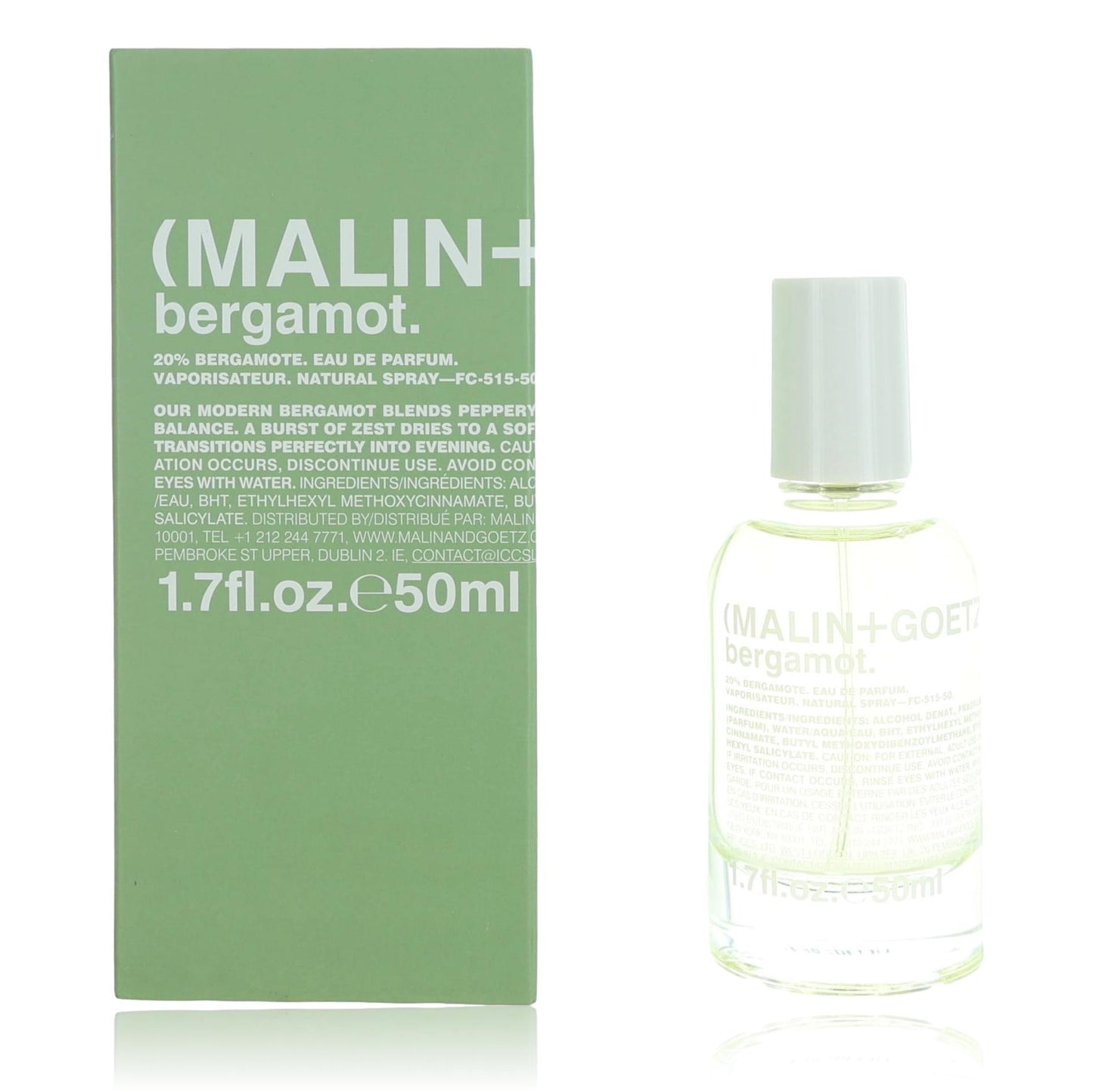 Malin & Goetz Bergamot by Malin & Goetz, 1.7 oz EDP Spray for Unisex by Malin & Goetz