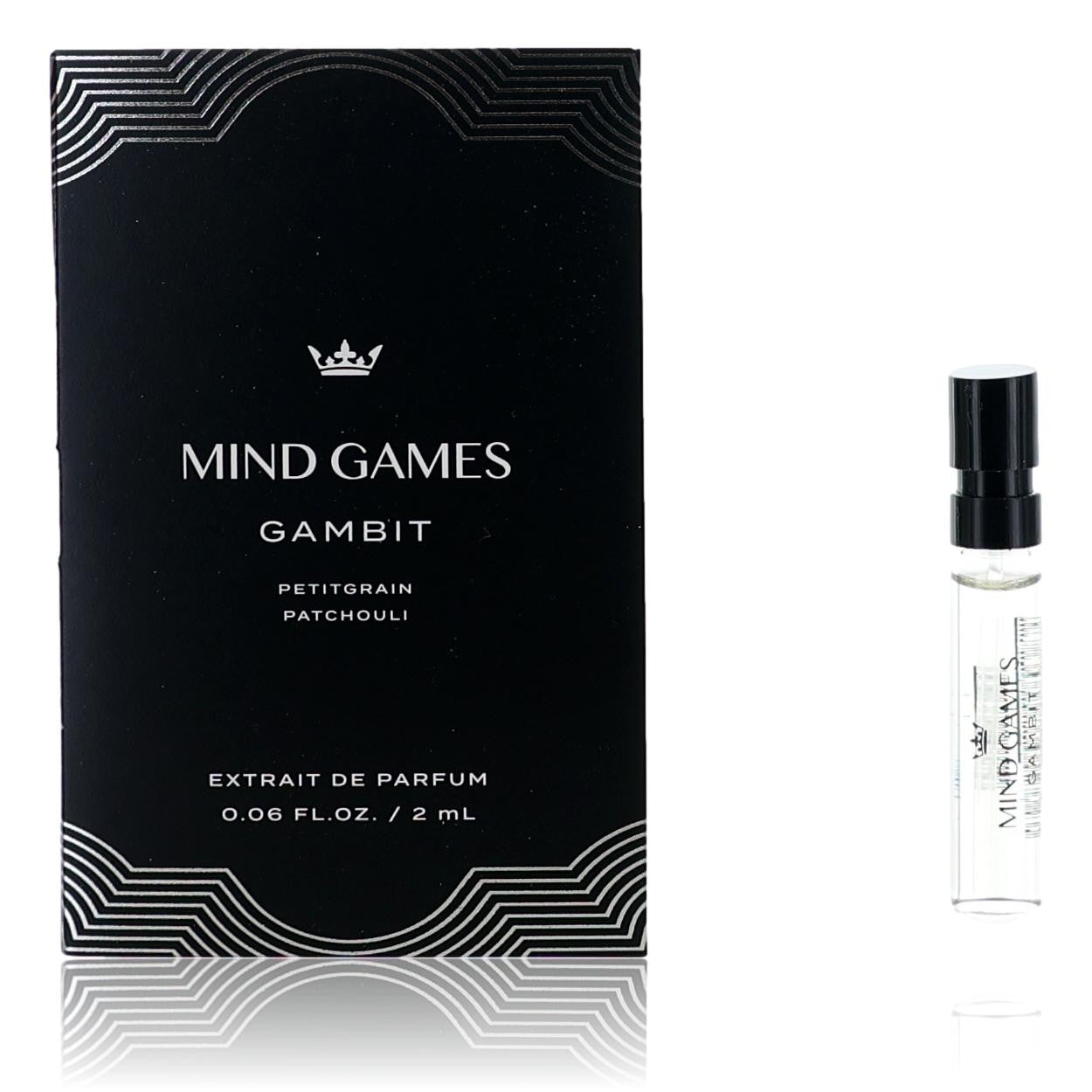 Gambit by Mind Games, 0.06 oz Extrait de Parfum for Unisex Sample by Mind Games