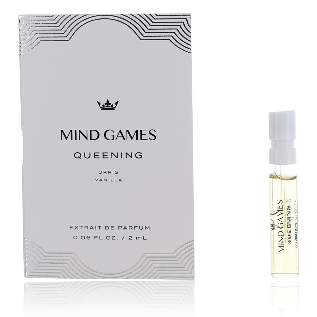 Queening by Mind Games, 0.06 oz Extrait de Parfum for Unisex Sample by Mind Games