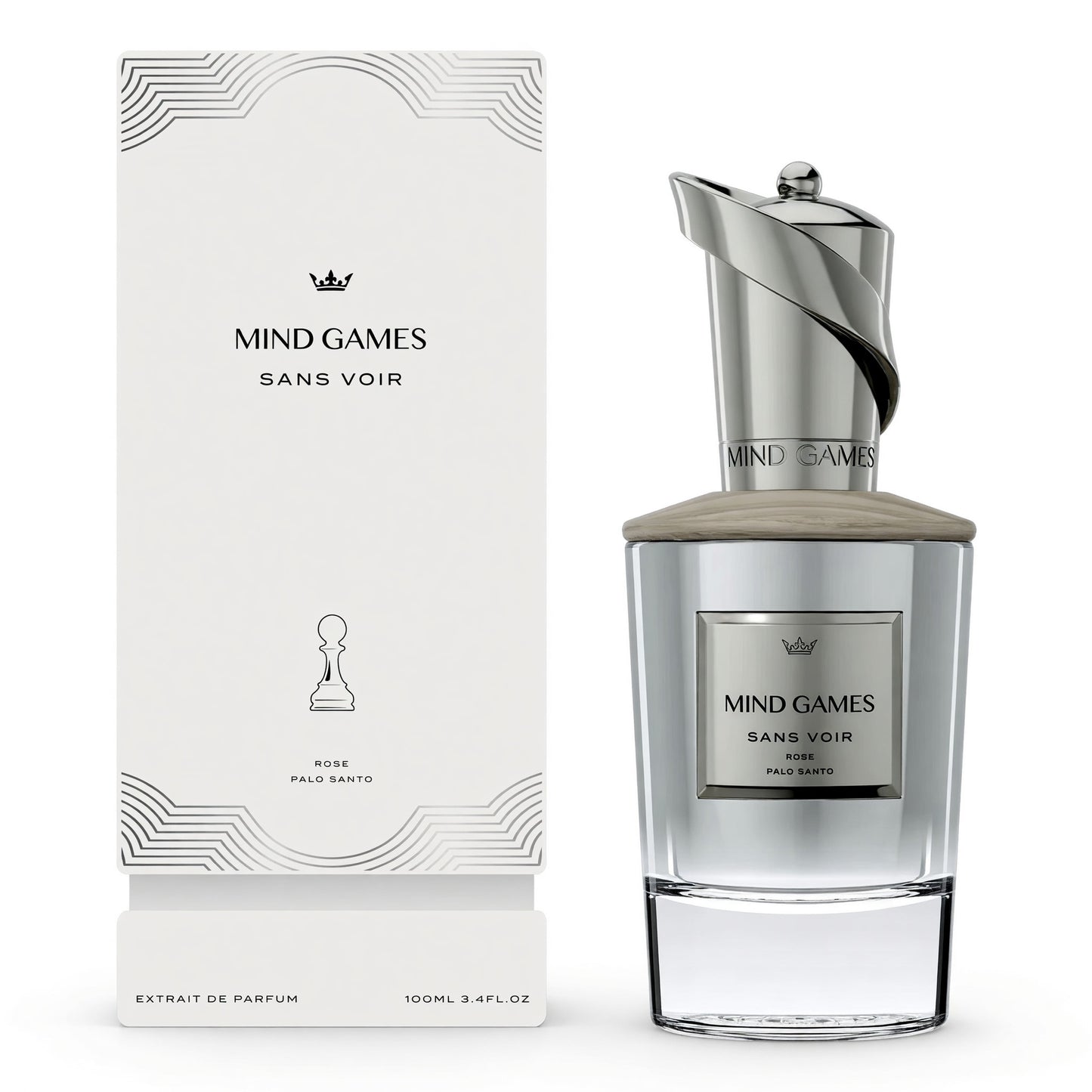 Sans Voir by Mind Games, 3.4 oz Extrait de Parfum for Unisex by Mind Games