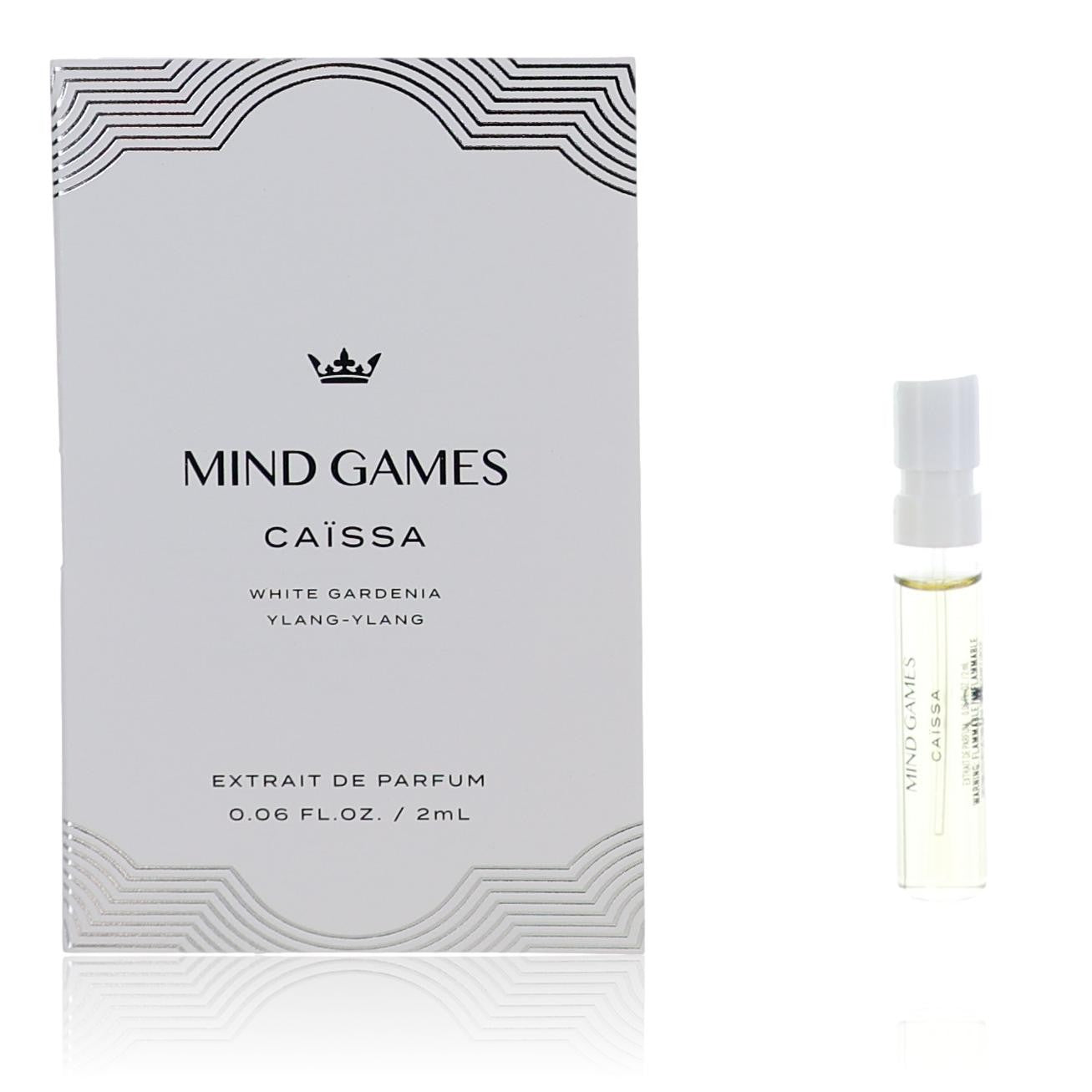 Caissa by Mind Games, 0.06 oz Extrait De Parfum for Unisex Sample by Mind Games