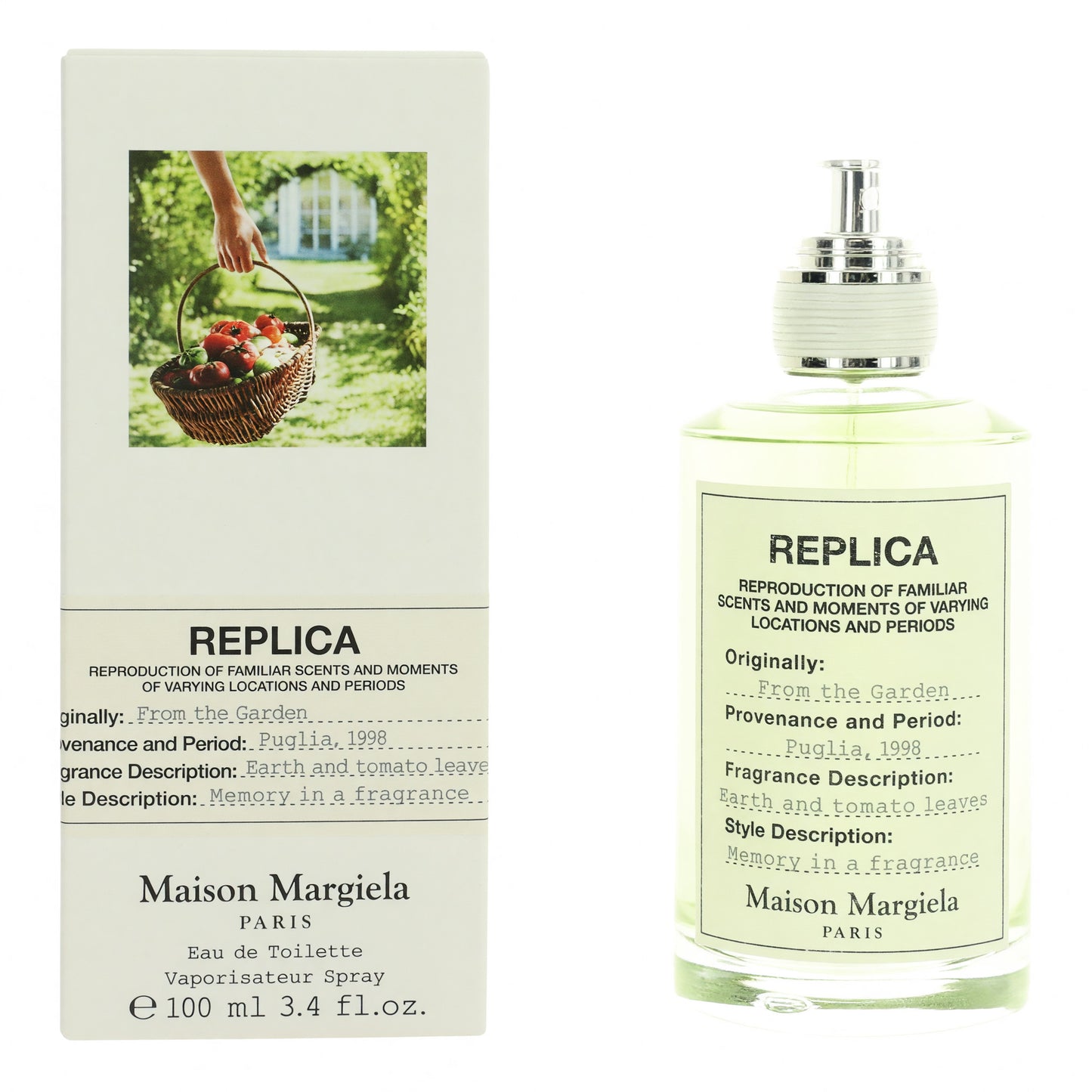 Replica From the Garden by Maison Margiela, 3.4oz EDT Spray for Unisex by Maison Margiela