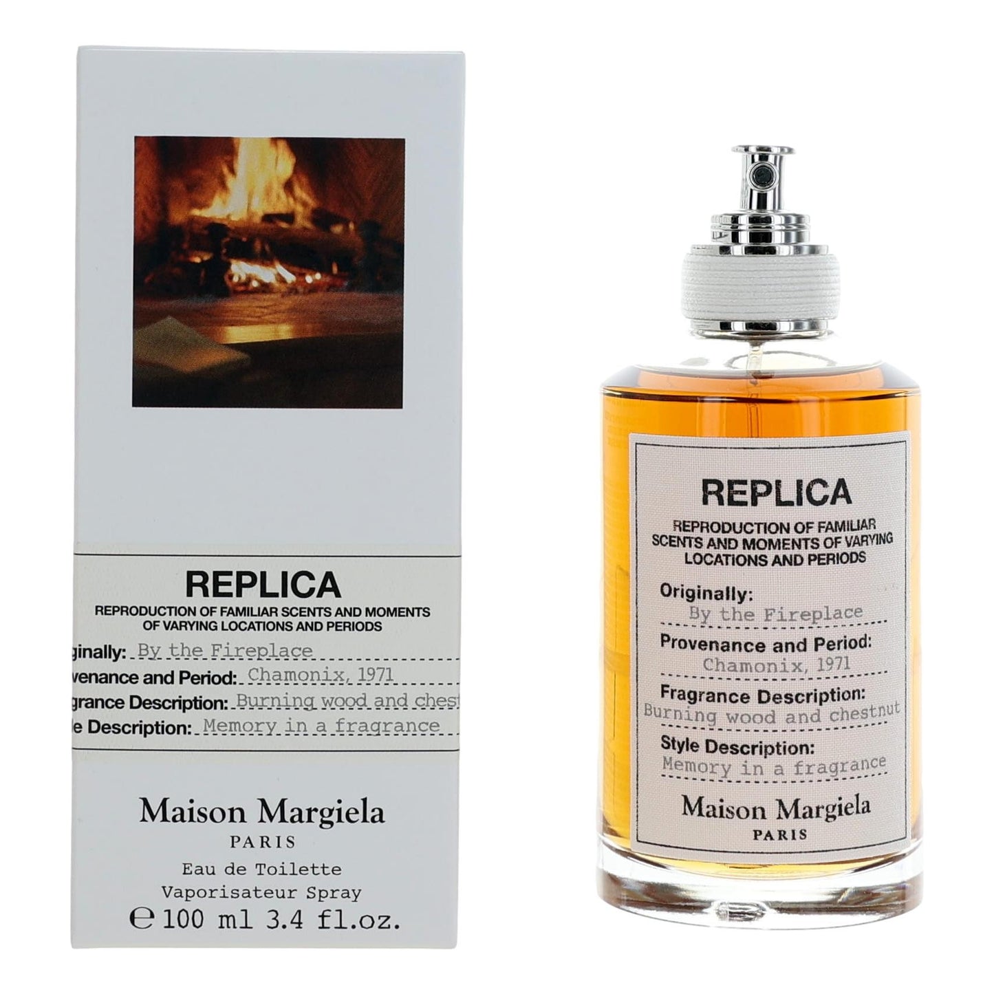 Replica By The Fireplace by Maison Margiela, 3.4oz EDT Spray for Unisex by Maison Margiela