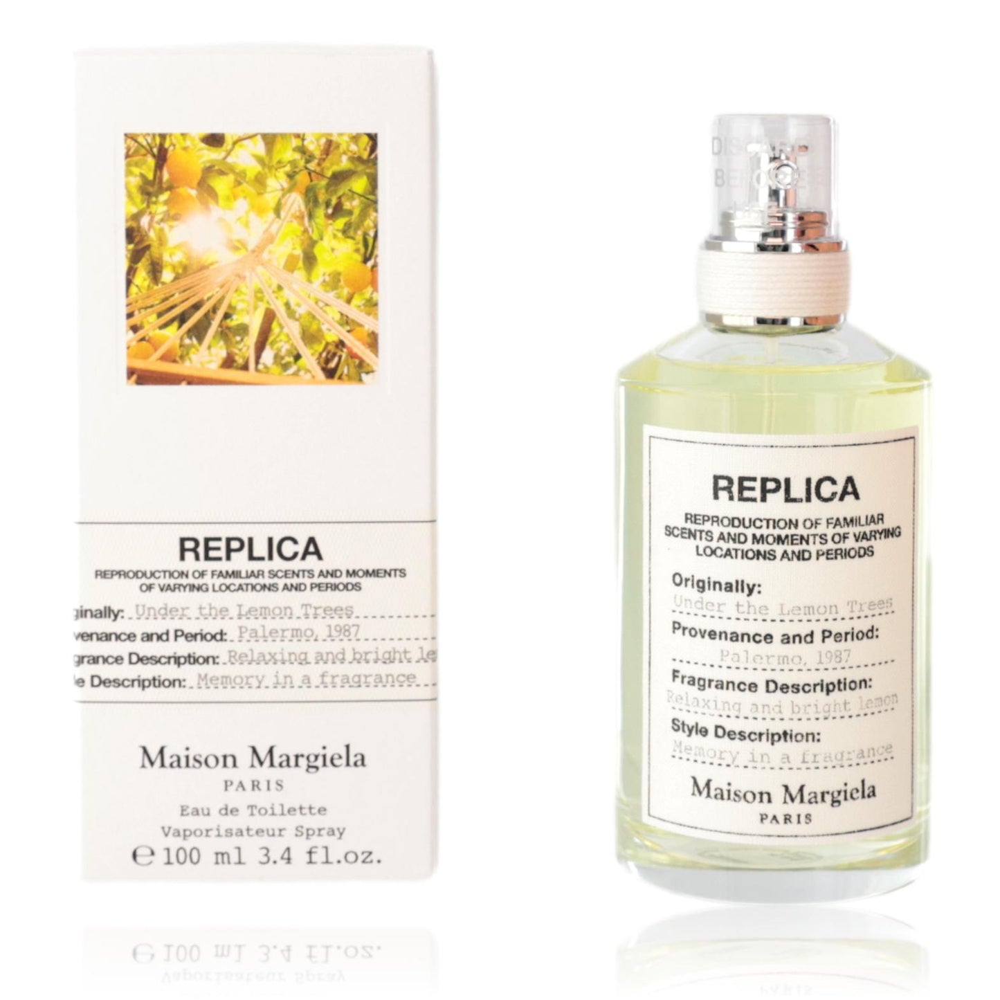Replica Under The Lemon Trees by Maison Margiela, 3.4oz EDT spray for Unisex by Maison Margiela