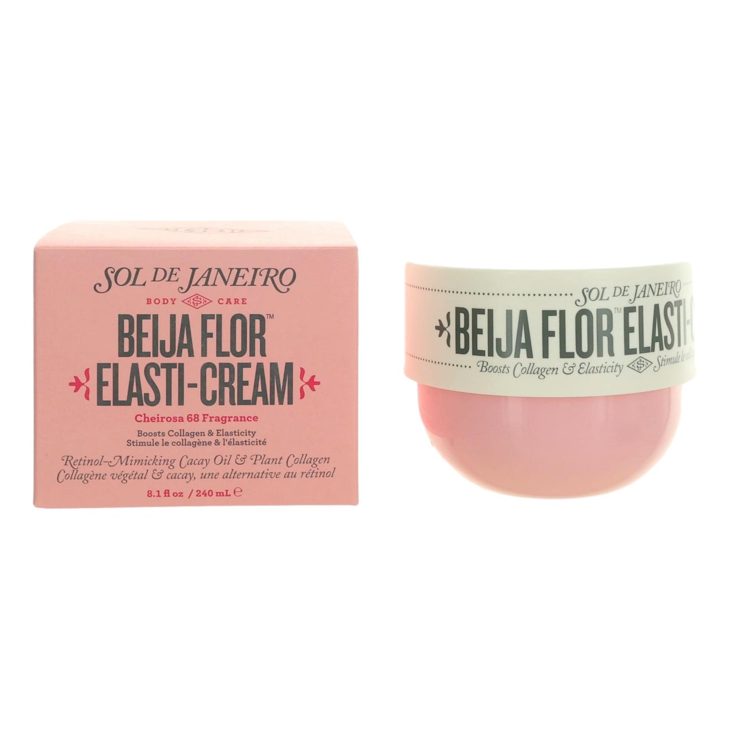 Beija Flor Elasti-Cream by Sol De Janeiro, 8 oz Body Cream for Women by Sol De Janeiro