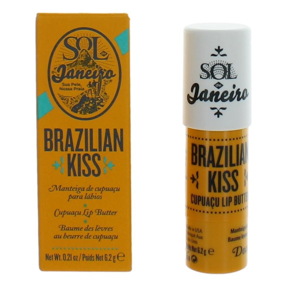 Brazilian Kiss by Sol De Janeiro, 0.21 oz Lip Butter by Sol De Janeiro