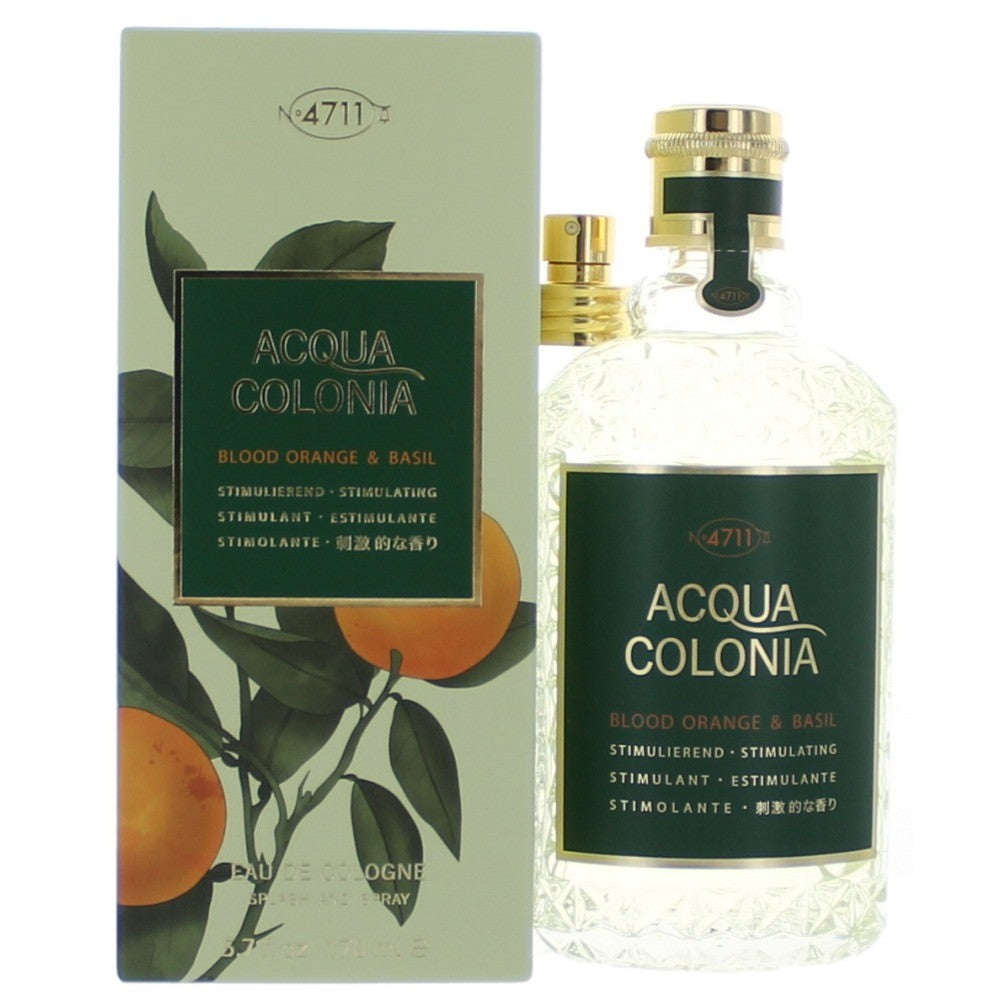 Acqua Colonia Blood Orange & Basil, 5.7oz Eau De Cologne Splash/Spray Unisex by 4711