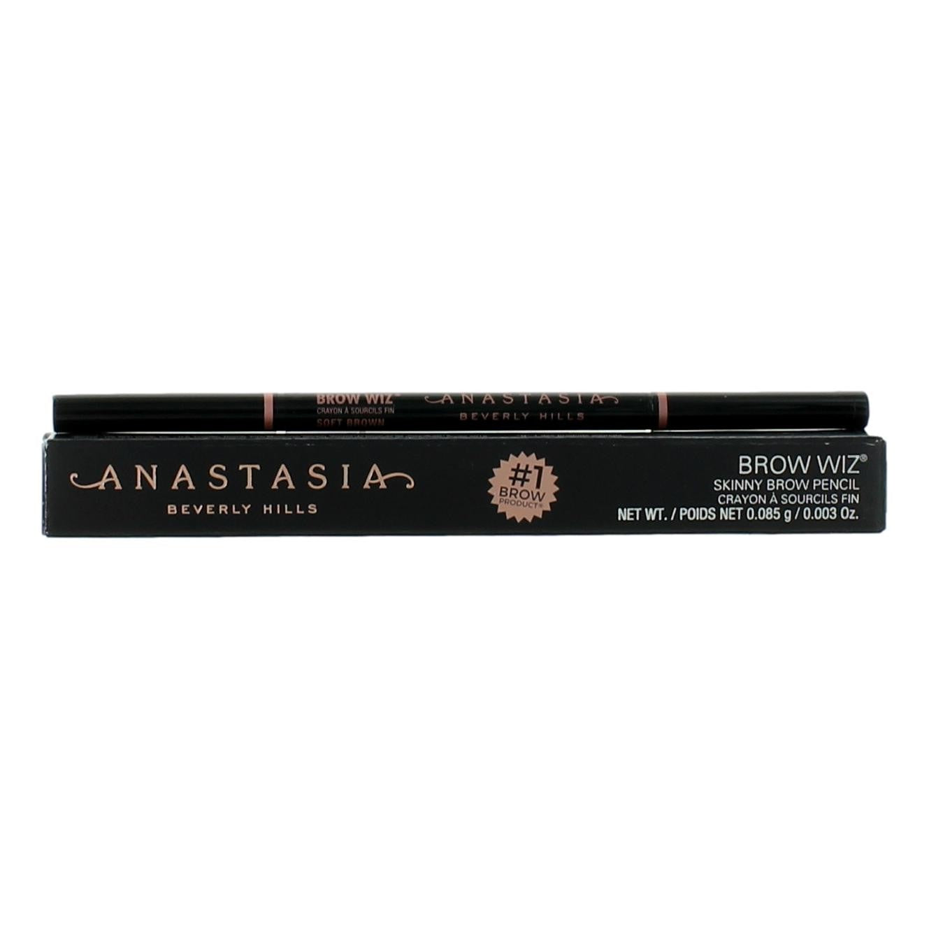 Anastasia Brow Wiz, 0.003oz Skinny Brow Pencil - Soft Brown by Anastasia Beverly Hills