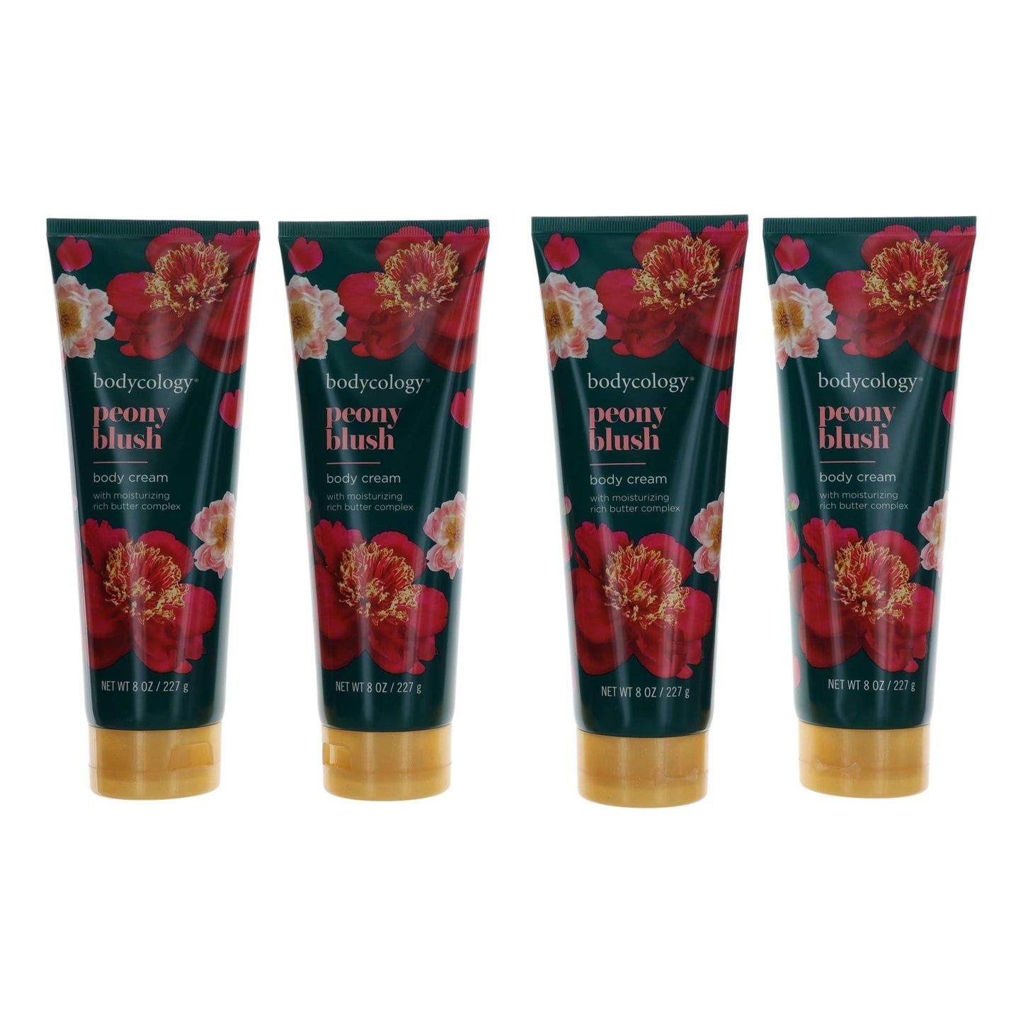 Peony Blush by Bodycology, 4 Pack 8oz Moisturizing Body Cream women by Bodycology