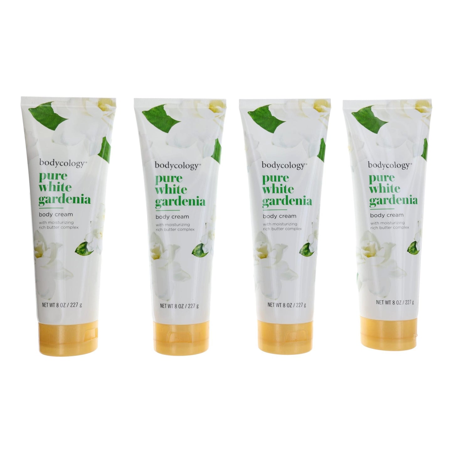 Pure White Gardenia by Bodycology, 4 Pack 8oz Moisturizing Body Cream women by Bodycology