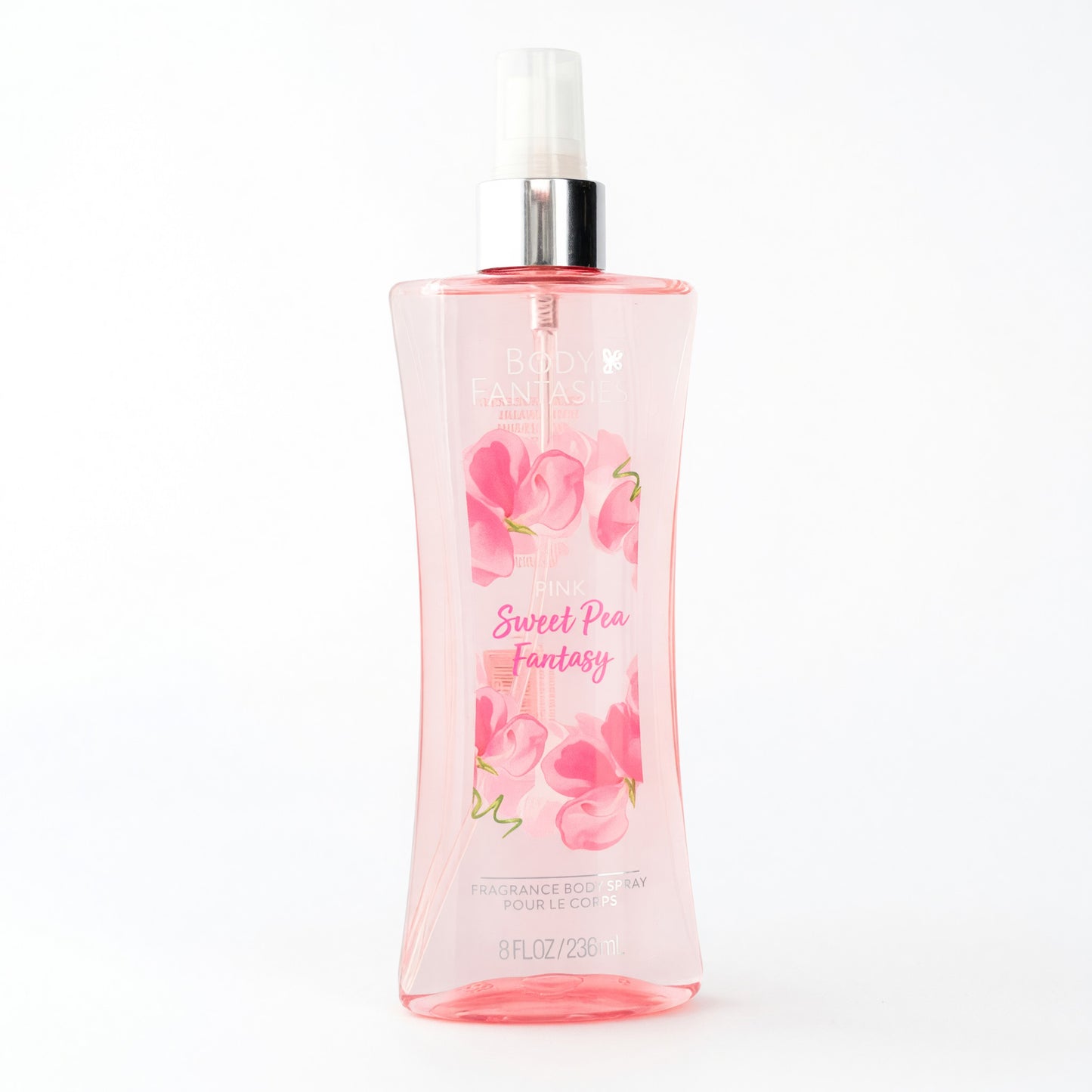 Pink Sweet Pea Fantasy by Body Fantasies, 8oz Fragrance Body Spray women by Parfums De Coeur