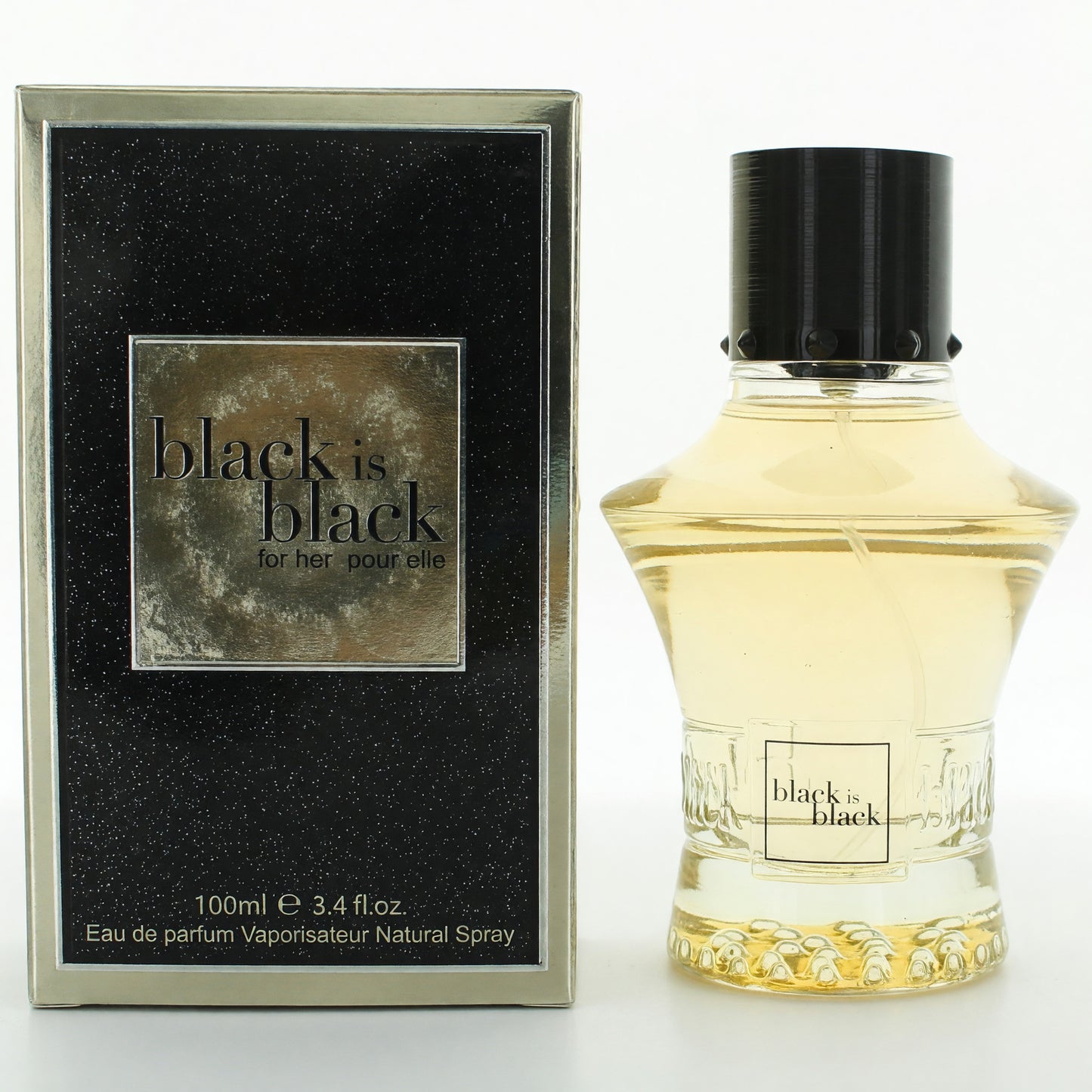 Black is Black for Her by NuParfums, 3.4 oz EDP Spray for Women by nuparfums