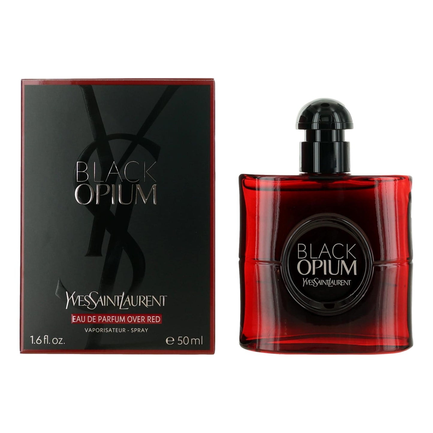 Black Opium Over Red by Yves Saint Laurent, 1.6 oz EDP Spray for Women by Yves Saint Laurent
