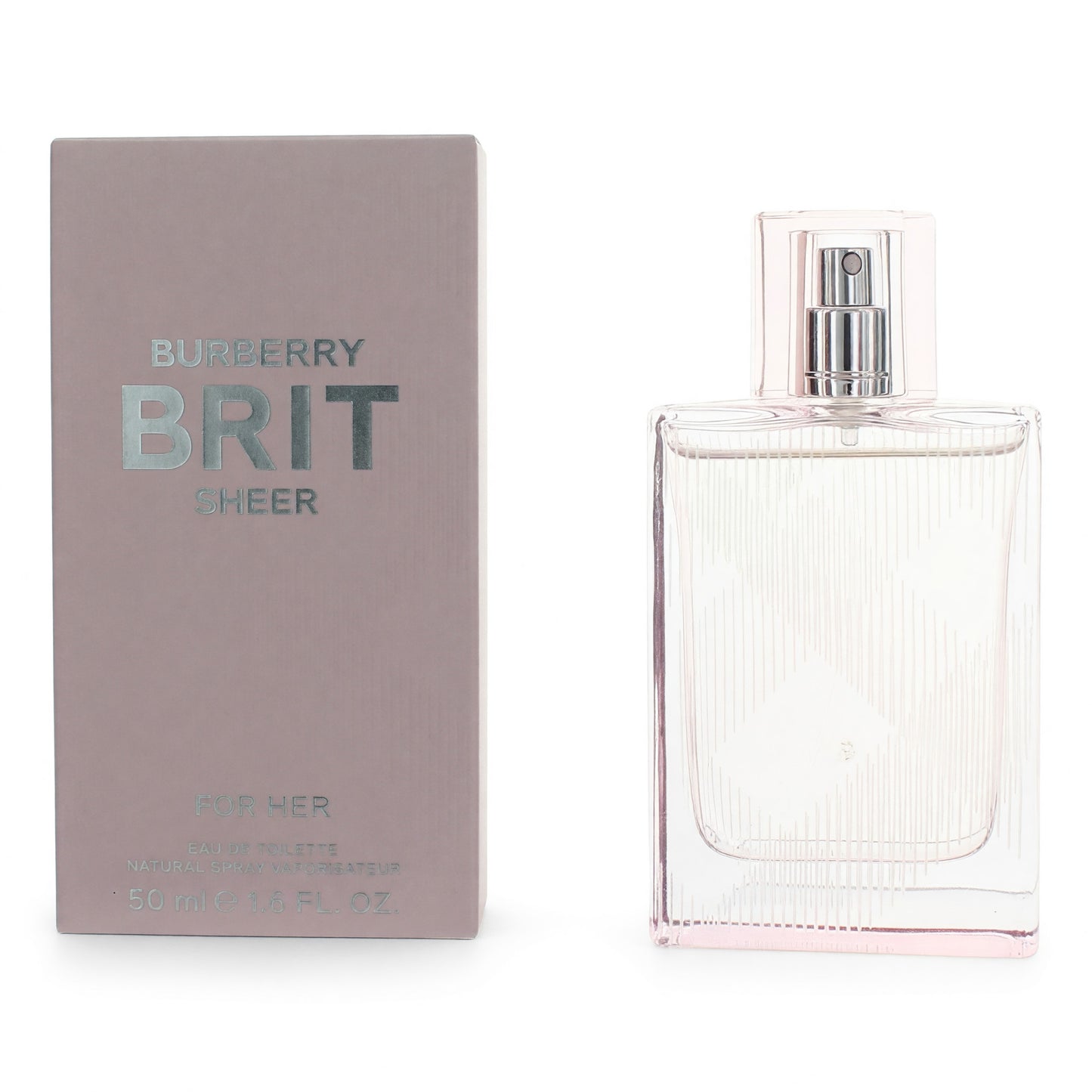 Brit Sheer by Burberry, 1.6 oz EDT Spray for Women by Burberry