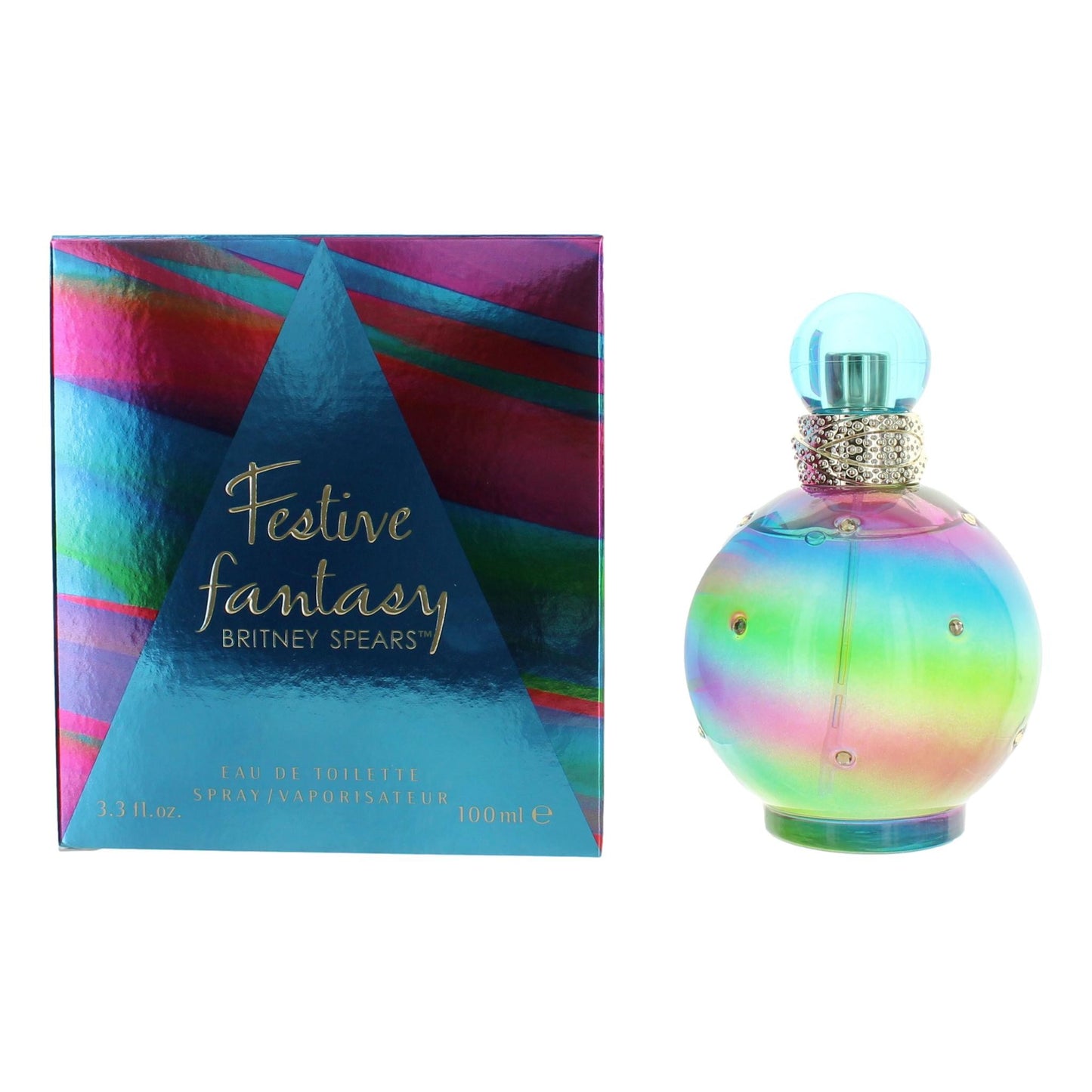 Festive Fantasy by Britney Spears, 3.3 oz EDT Spray for Women by Britney Spears