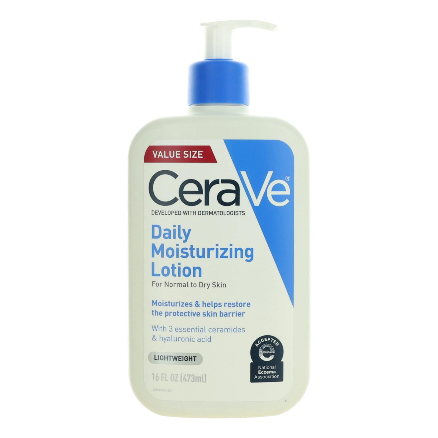 CeraVe Daily Moisturizing Lotion, 16oz Face & Body Lotion for Normal to Dry Skin by CeraVe