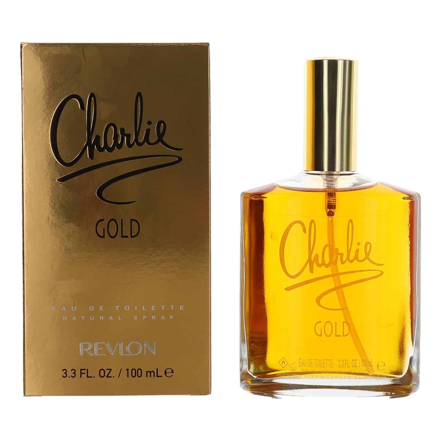 Charlie Gold by Revlon, 3.4 oz EDT Spray for women by Revlon