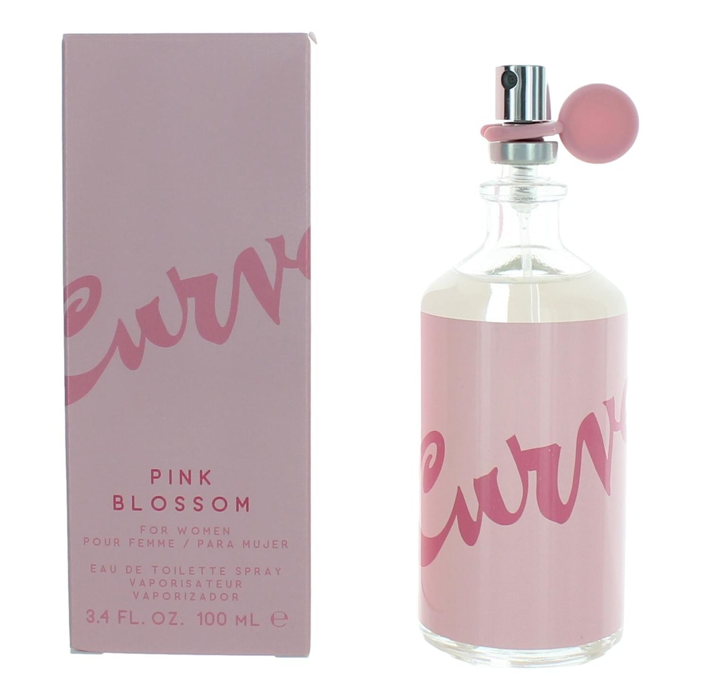 Curve Pink Blossom by Liz Claiborne, 3.4 oz EDT Spray for Women by Liz Claiborne