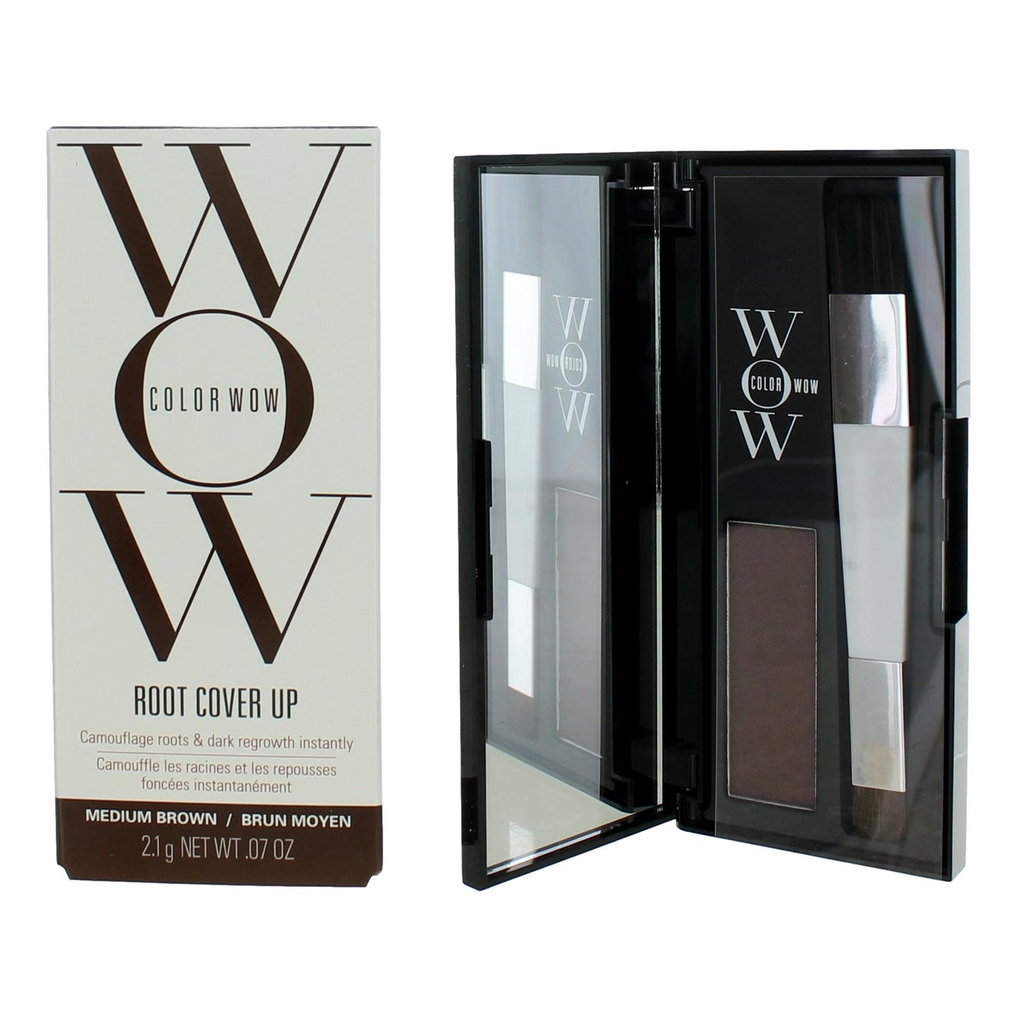Color Wow Root Cover Up by Color Wow, .07 oz Root Coverup Powder- Medium Brown by Color Wow