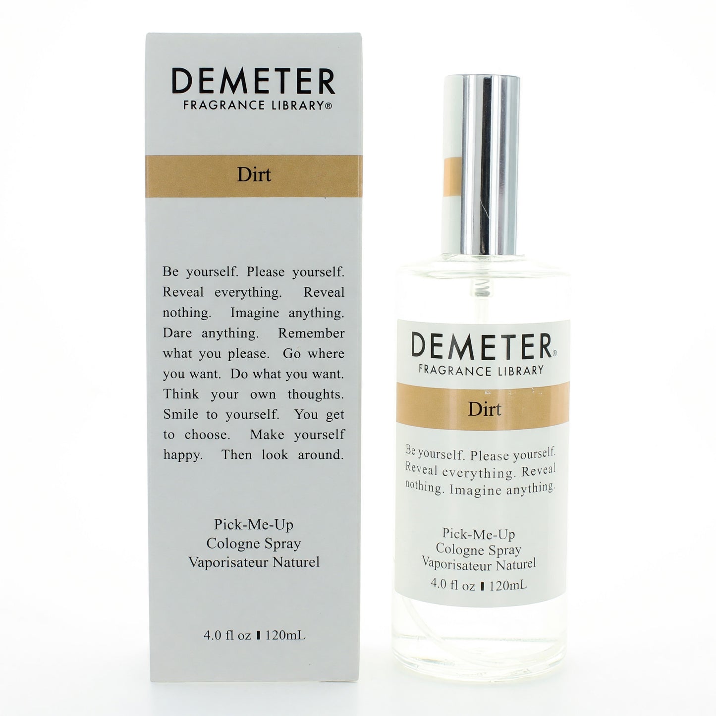 Dirt by Demeter, 4 oz Pick-Me-Up Cologne Spray for Unisex by Demeter