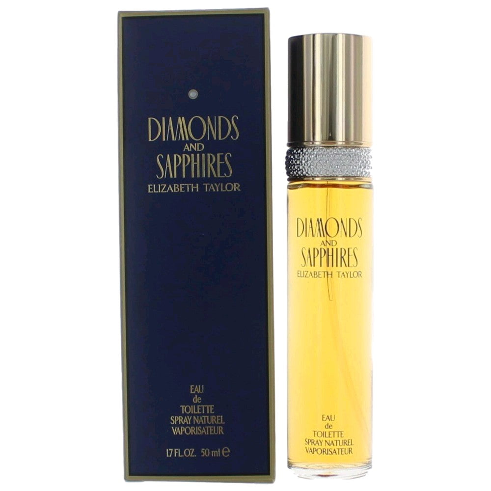 Diamonds & Sapphires by Elizabeth Taylor, 1.7 oz EDT Spray for Women by Elizabeth Taylor
