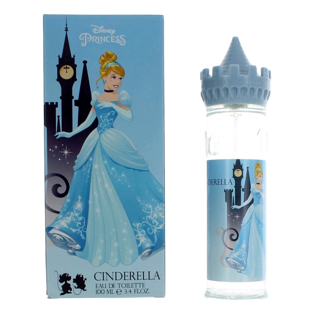 Disney Cinderella Castle by Disney Princess, 3.4oz EDT Spray for Girls by Disney